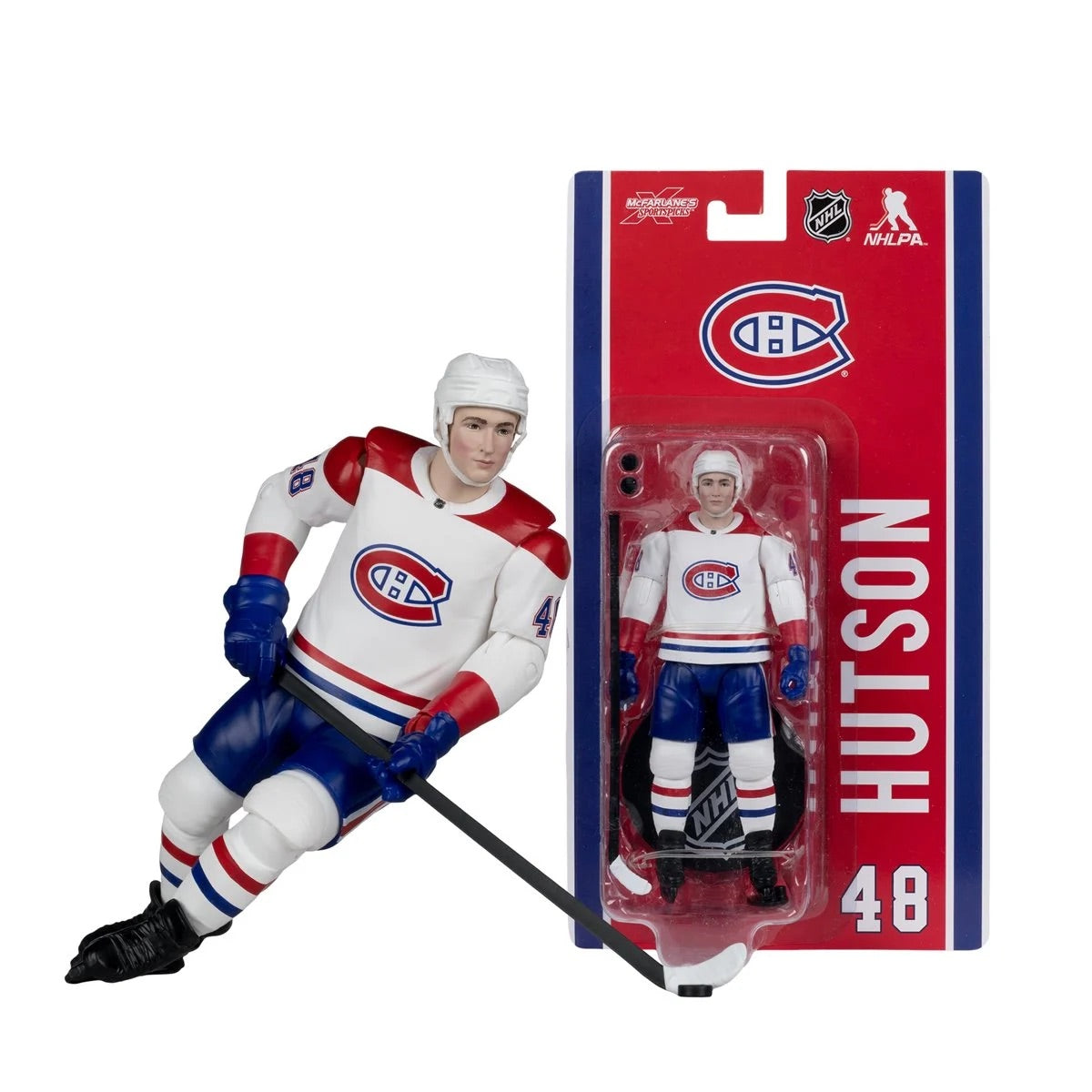 McFarlane - SportsPicks Montreal Canadiens Lane Hutson 6-Inch Scale Articulated Action Figure
