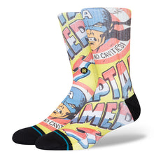 Load image into Gallery viewer, Stance - No Cavities Captain America Crew Sock
