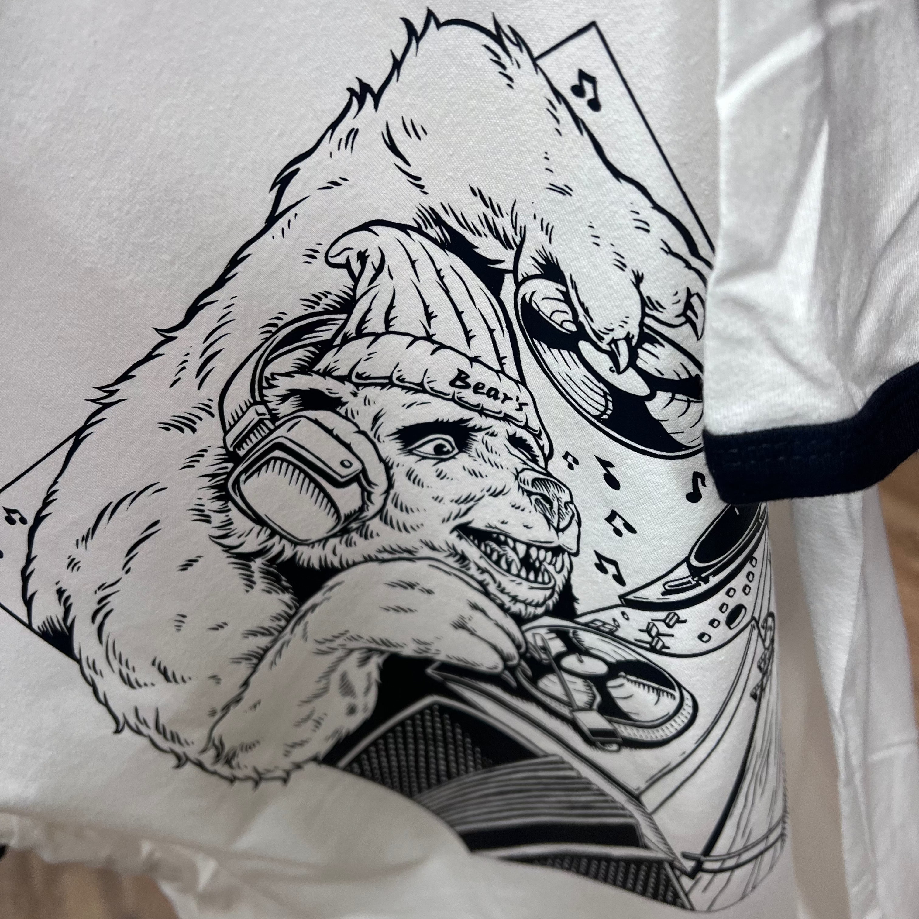 Bears BMX & BS - Ringer Tee White