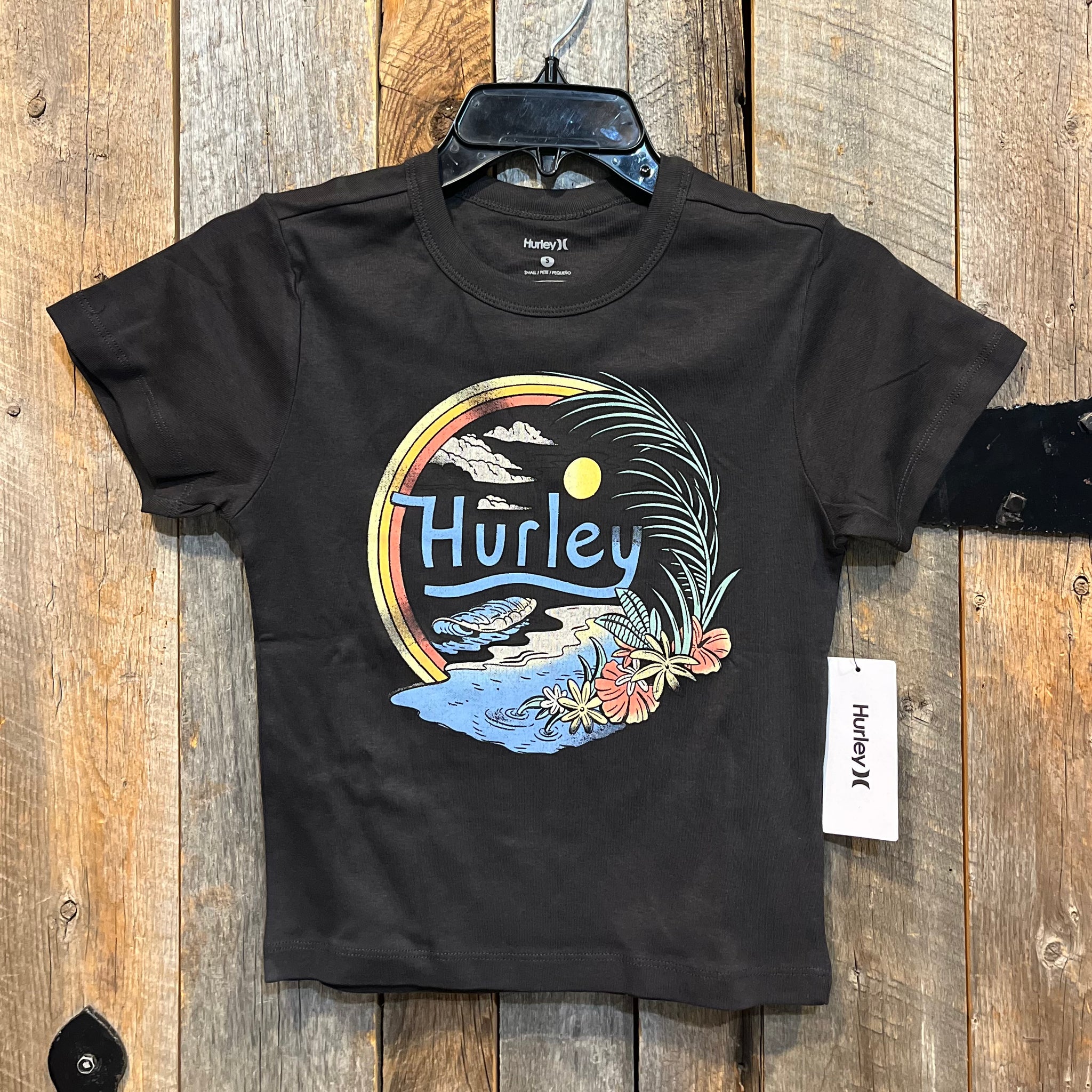 Hurley Giving Aloha Baby T-Shirt - Women's Graphic T-Shirts in White Hurley Giving Aloha Baby T-Shirt - Women's Graphic T-Shirts in White