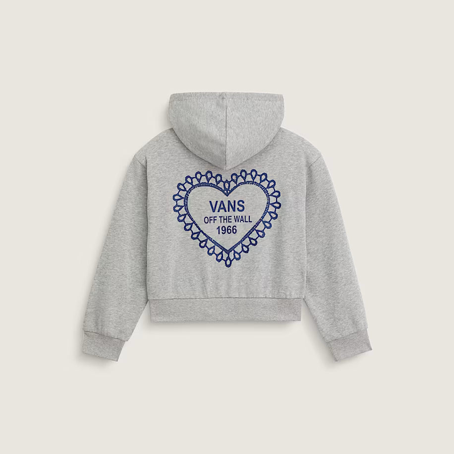 Vans - Lacey Daze Retro Full Zip Hoodie Cement Heather