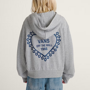 Vans - Lacey Daze Retro Full Zip Hoodie Cement Heather