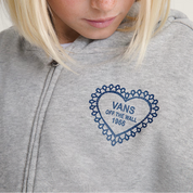 Vans - Lacey Daze Retro Full Zip Hoodie Cement Heather
