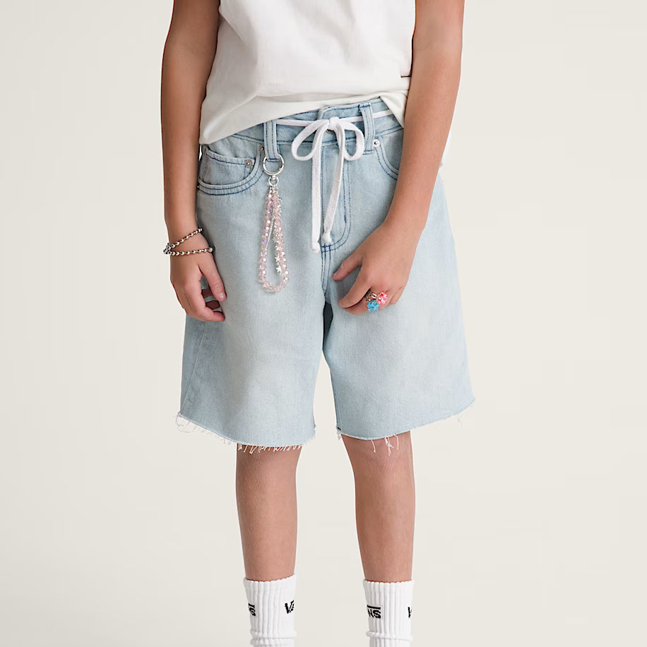 Vans - Kids Sirelle Cut-Off Jorts Light Stonewash