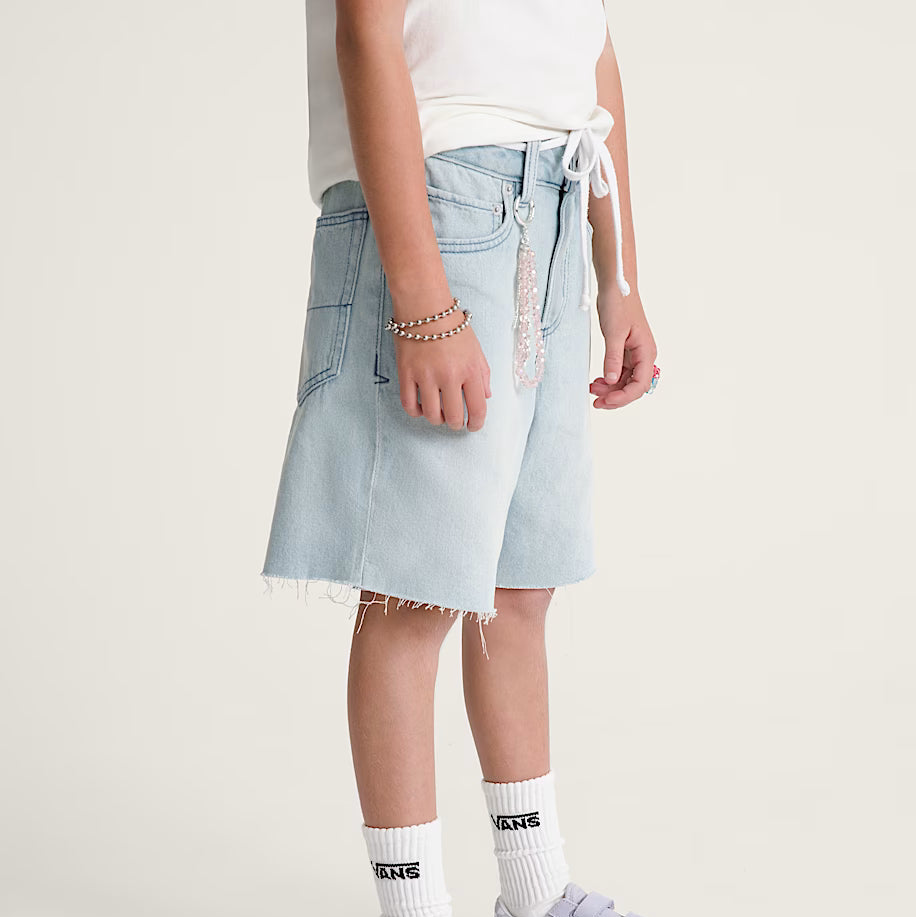 Vans - Kids Sirelle Cut-Off Jorts Light Stonewash