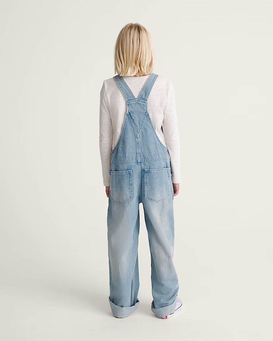 Vans - Kids Sirelle Denim Overalls Stonewash Blue