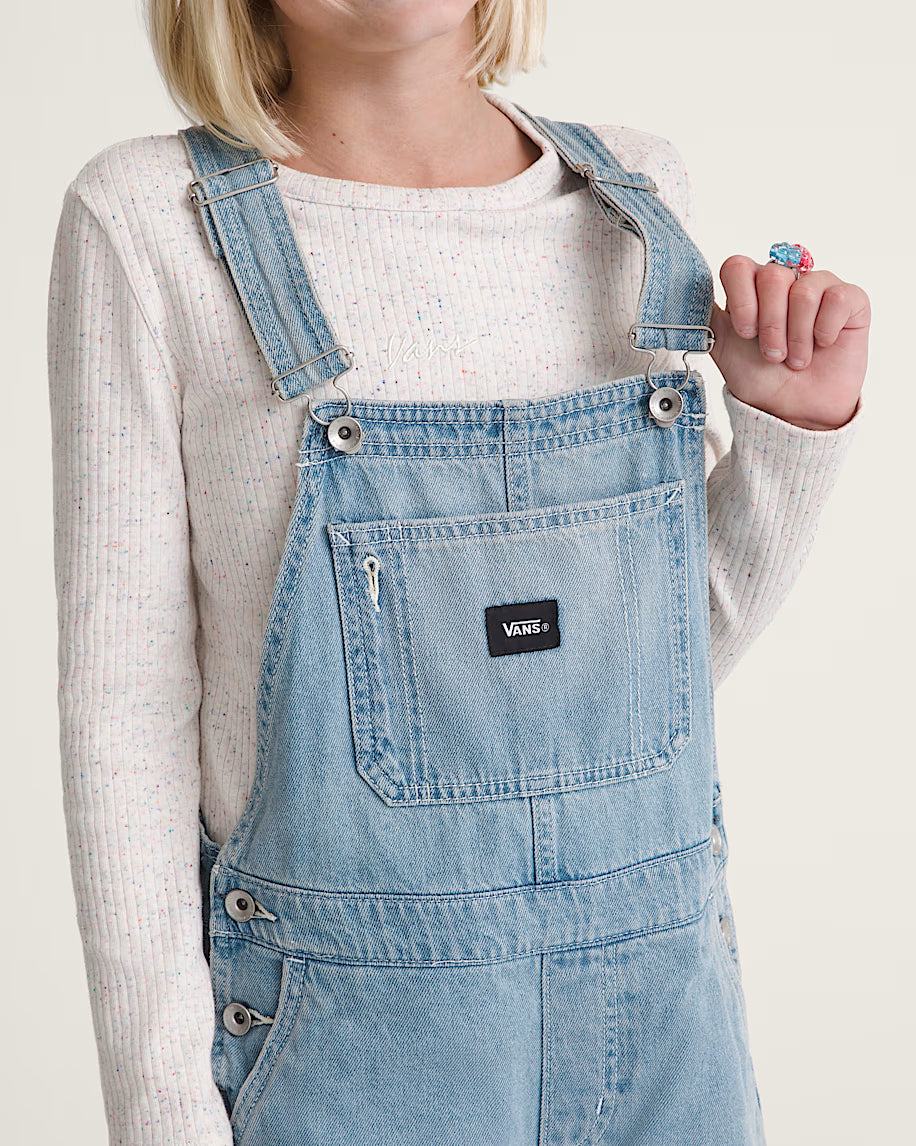 Vans - Kids Sirelle Denim Overalls Stonewash Blue