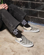 Vans - Kids Classic Slip On Checkerboard Black/Wht