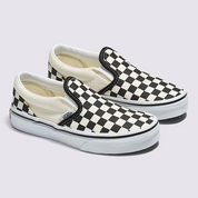 Vans - Kids Classic Slip On Checkerboard Black/Wht