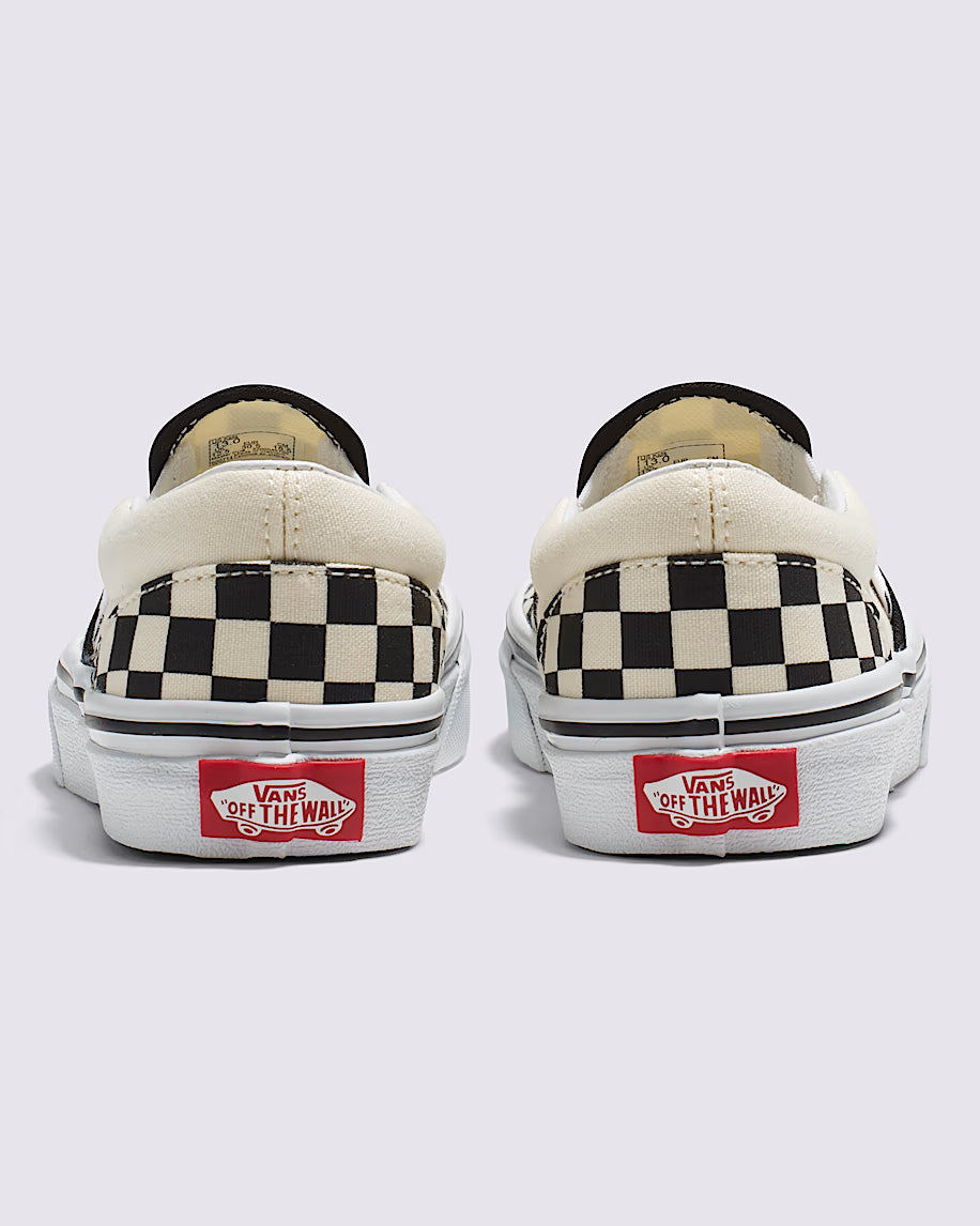 Vans - Kids Classic Slip On Checkerboard Black/Wht