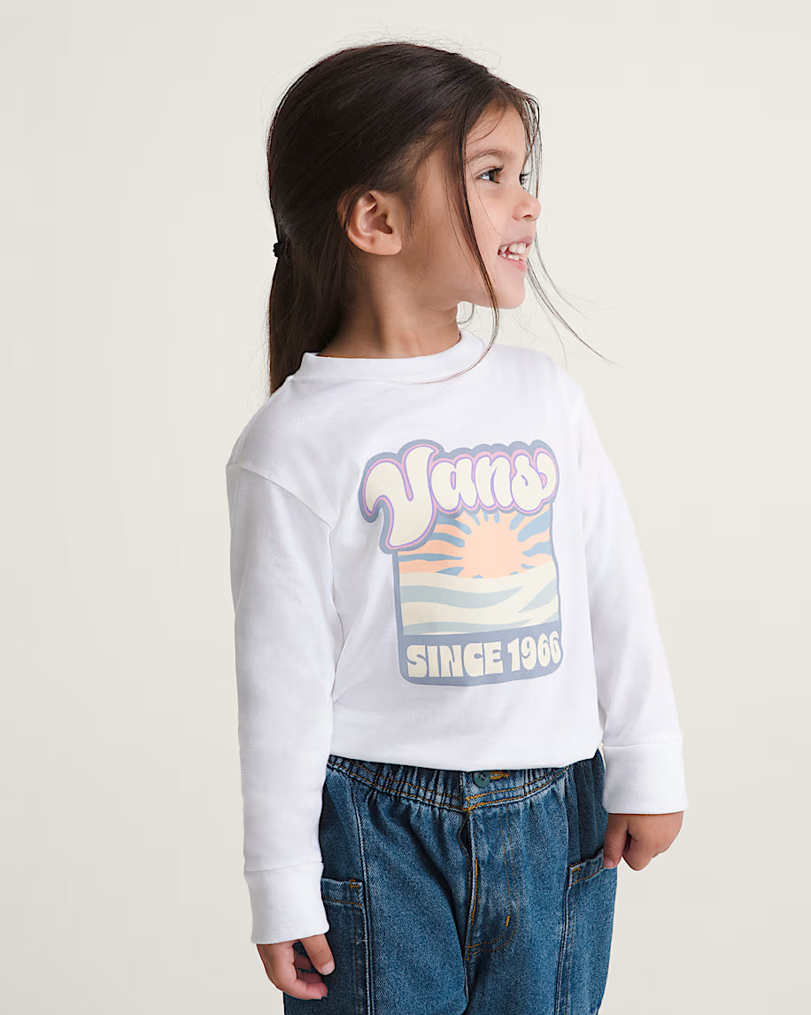 Vans - Sun Dip Long Sleeve White