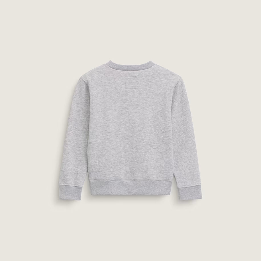 Vans - Little Kids Wise Croc Crew Sweatshirt Cement Heather