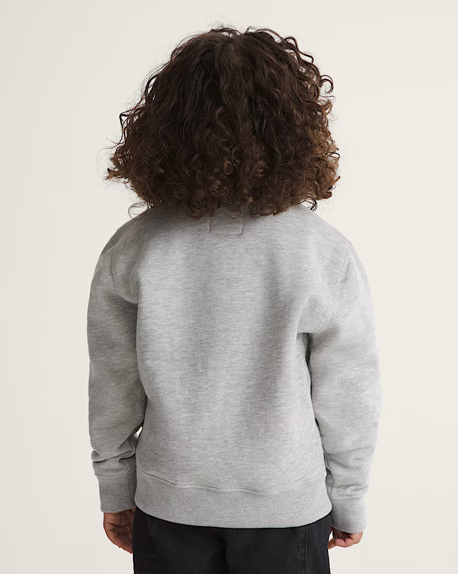 Vans - Little Kids Wise Croc Crew Sweatshirt Cement Heather
