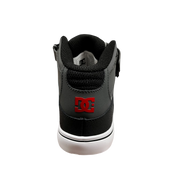 DC - Youth Pure Hi Top Ev Grey/Black/Red