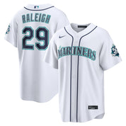 MLB - Seattle Mariners Cal Raleigh White Jersey 50th Seasons Patch