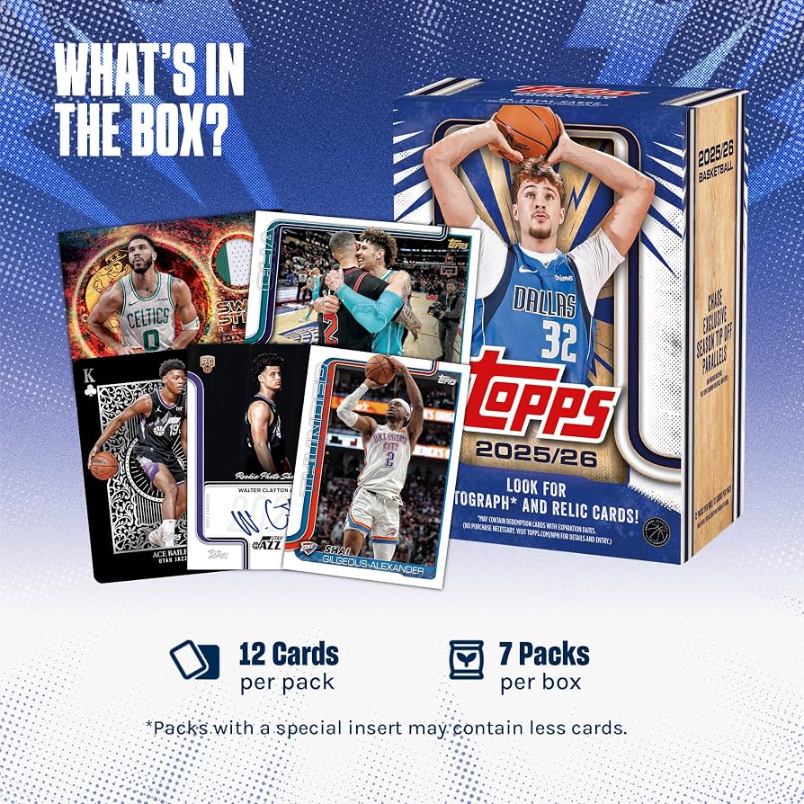Topps - 2025-26 Basketball Cards Blaster Box
