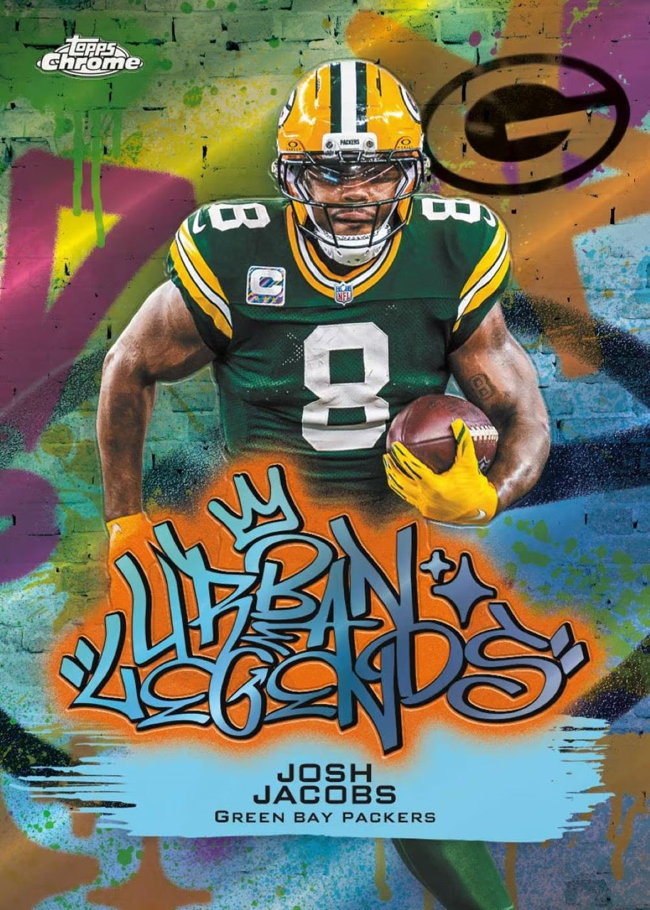 Topps - Chrome 2025 NFL Trading Card Blaster Box