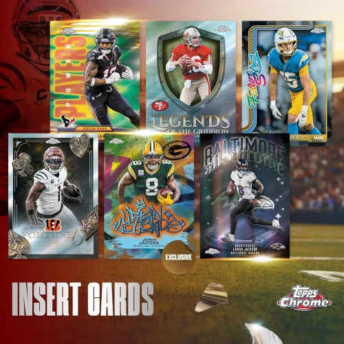 Topps - Chrome 2025 NFL Trading Card Blaster Box