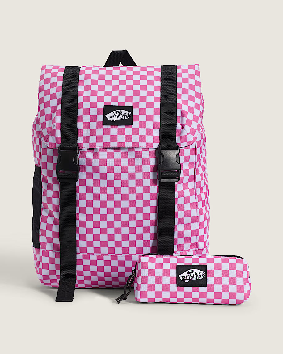 Vans - Utility Checkerboard Backpack Fizz Pink