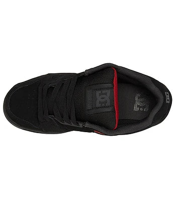 DC - Stag Shoes Black/Grey/Red