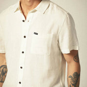 Brixton - Charter Organic Cotton Linen Blend S/S Shirt
