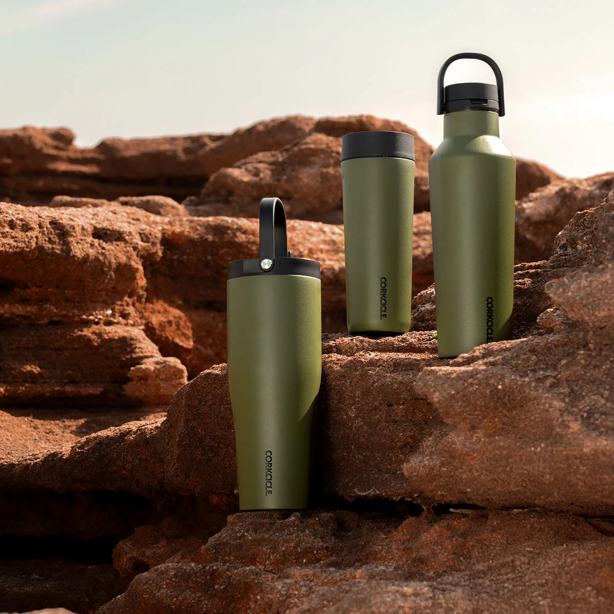 Corkcicle - Sierra Commuter Cup 17oz Olive