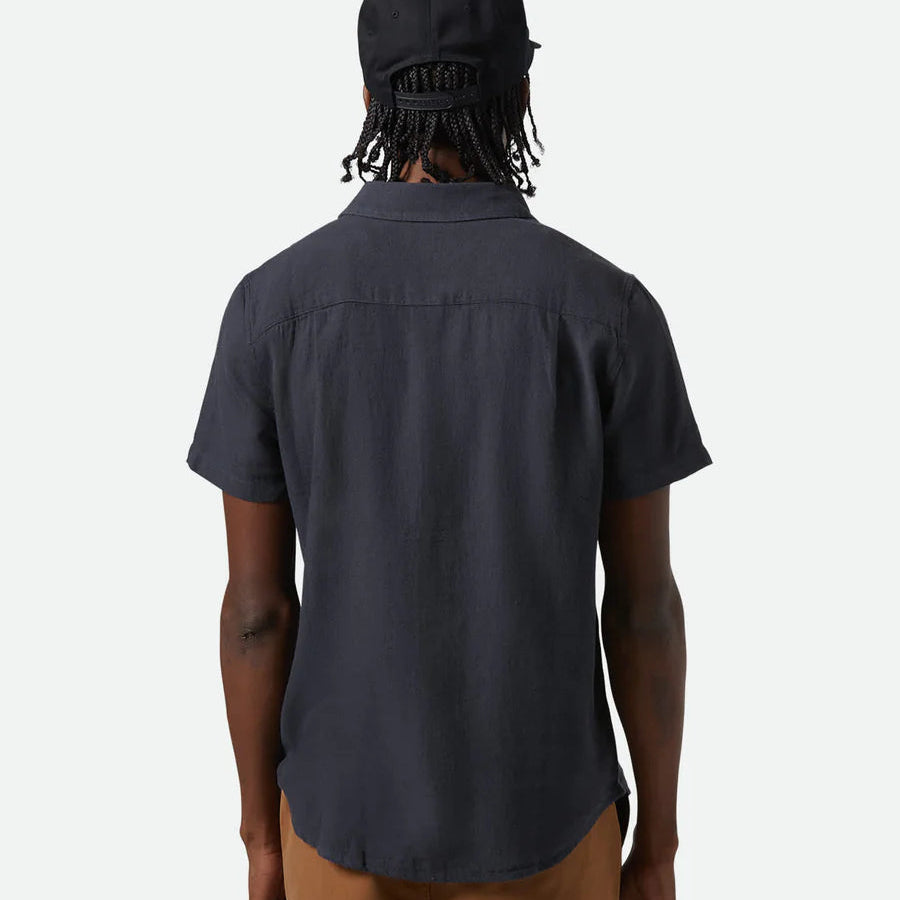 Brixton - Charter Organic Cotton Linen Blend S/S Shirt