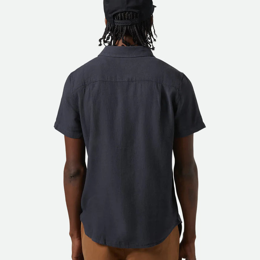 Brixton - Charter S/S Washed Black