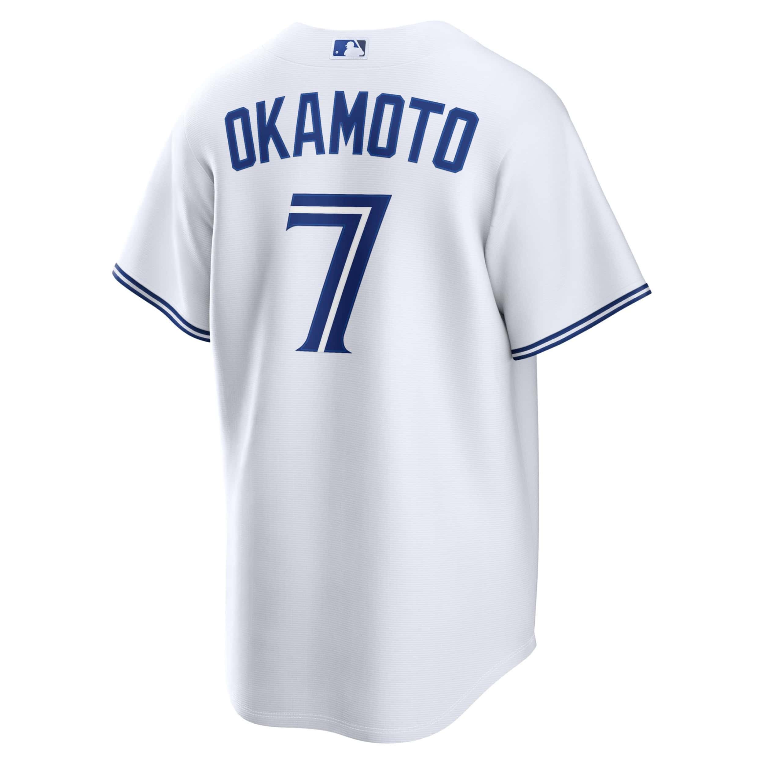 MLB - Toronto Blue Jays Kazuma Okamoto White Nike Jersey