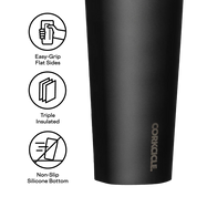 Corkcicle - Cold Cup - 24 oz Insulated Tumbler with Straw