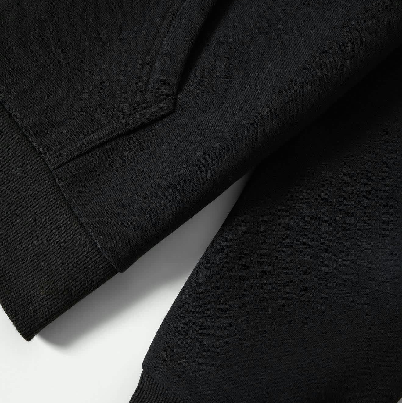 Brixton - Woodburn Label Hoodie Black