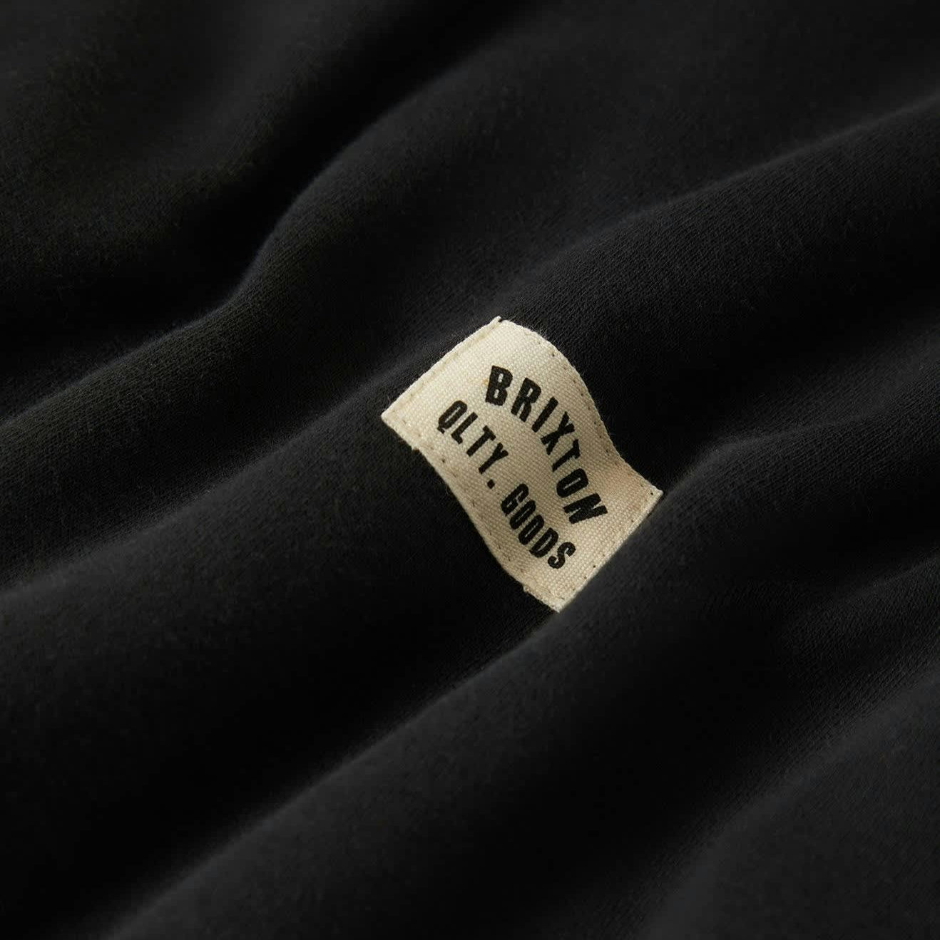 Brixton - Woodburn Label Hoodie Black