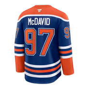 NHL - Edmonton Oilers Connor McDavid Player Home Jersey