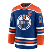 NHL - Edmonton Oilers Connor McDavid Player Home Jersey