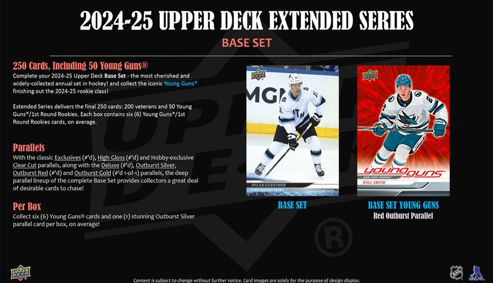 Upper Deck - 2024-25 Hockey Extended Series Hobby Box