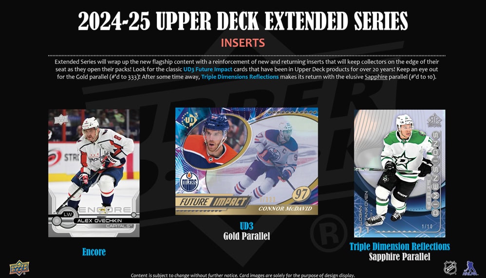 Upper Deck - 2024-25 Hockey Extended Series Hobby Box
