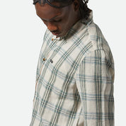 Brixton - Charter Linen Blend Off White/Ivy Green Plaid