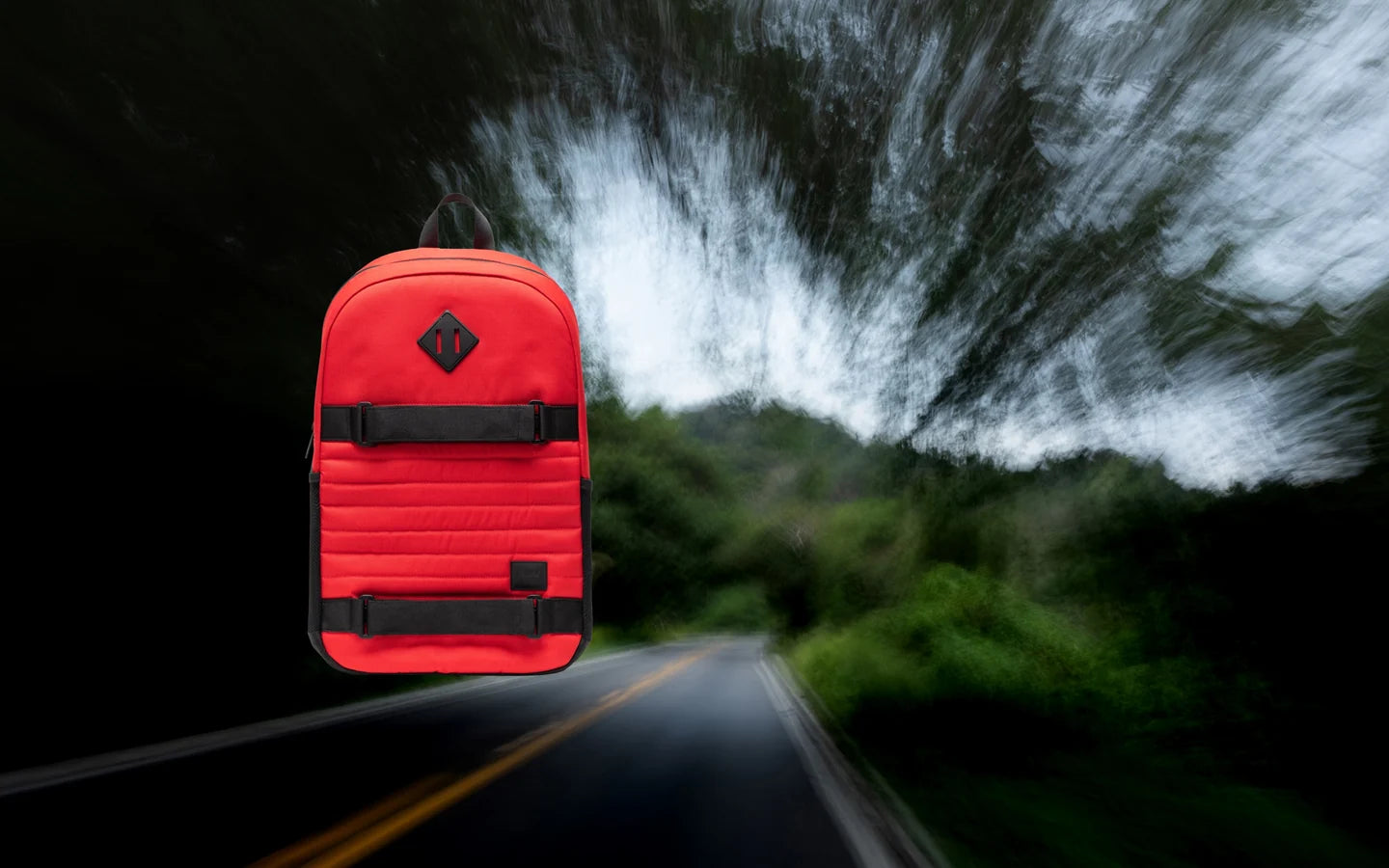 Herschel Supply Co. - Fleet Skate Backpack Bright Red/Black