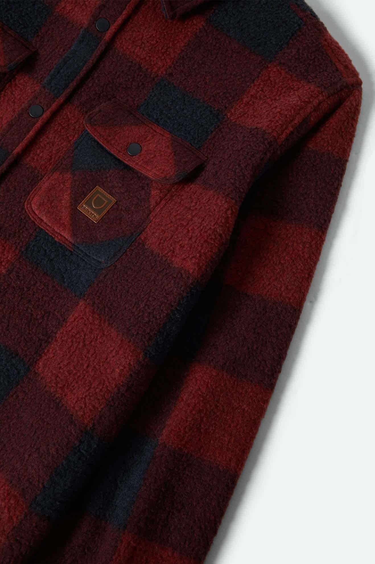 Brixton - Bowery L/S Arctic Stretch Adrenaline Rush/Mood Indigo