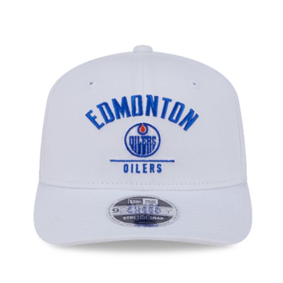 New Era - 9Seventy Edmonton Oilers White Stretch-Snap Hat