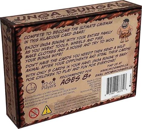 Unga Bunga - The Caveman Card Game