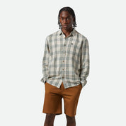 Brixton - Charter Linen Blend Off White/Ivy Green Plaid