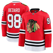 NHL - Chicago Blackhawks Connor Bedard Red Home Premium Player Jersey