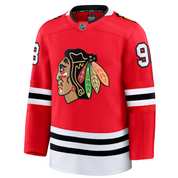 NHL - Chicago Blackhawks Connor Bedard Red Home Premium Player Jersey