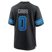 NFL - Jahmyr Gibbs Black Detroit Lions 2nd Alternate Game Player Jersey