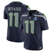 NFL - Jaxon Smith-Njigba College Navy Seattle Seahawks 50th Season Game Jersey