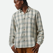 Brixton - Charter Linen Blend Off White/Ivy Green Plaid