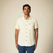 Brixton - Charter Organic Cotton Linen Blend S/S Shirt