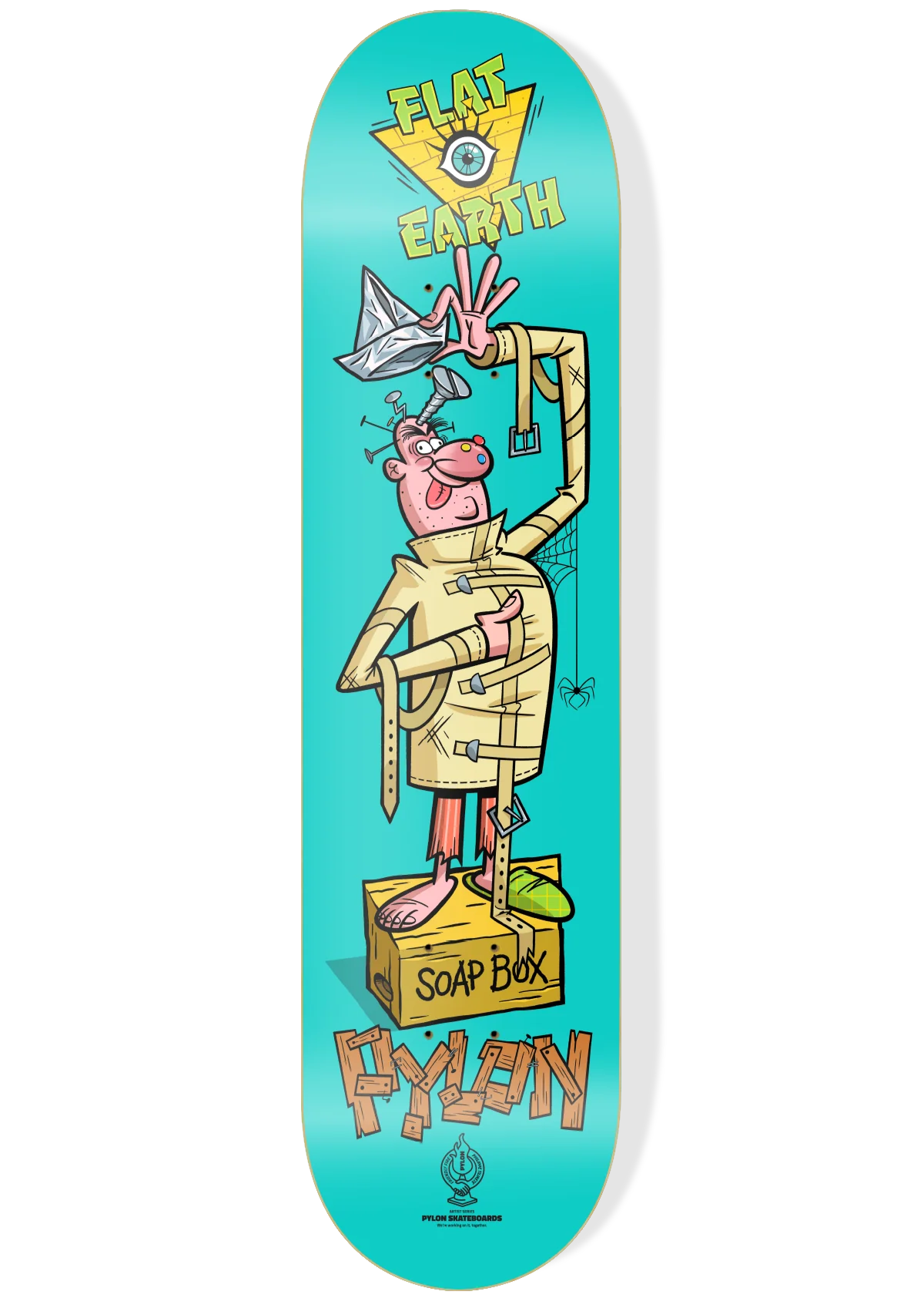 Pylon - Tinfoil Hat 8.38" Skate Deck