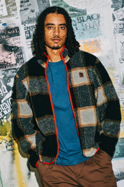 Brixton - Buffalo Plaid Sherpa Fz